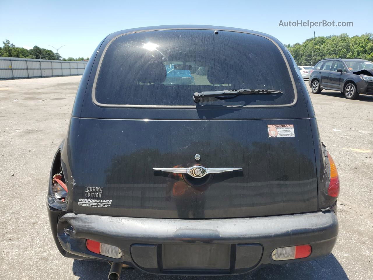 2004 Chrysler Pt Cruiser Touring Black vin: 3C4FY58B04T232676