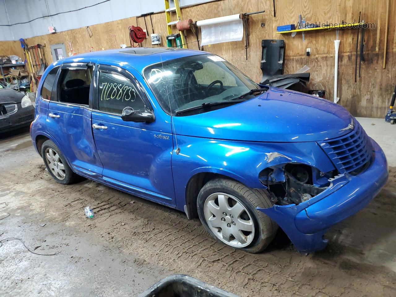 2004 Chrysler Pt Cruiser Touring Blue vin: 3C4FY58B14T254251