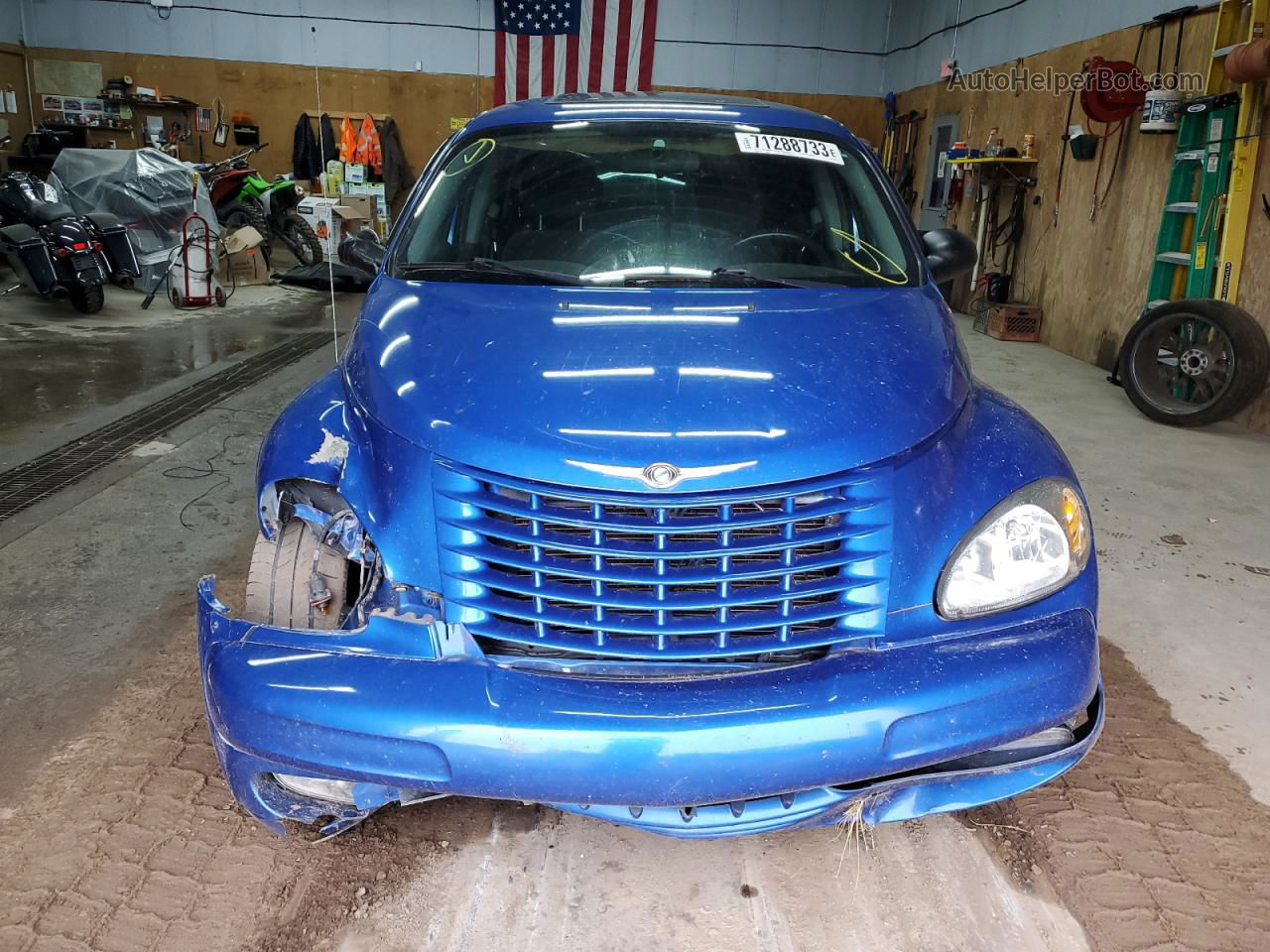 2004 Chrysler Pt Cruiser Touring Blue vin: 3C4FY58B14T254251