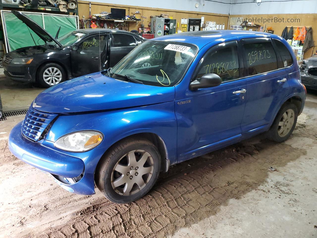 2004 Chrysler Pt Cruiser Touring Blue vin: 3C4FY58B14T254251