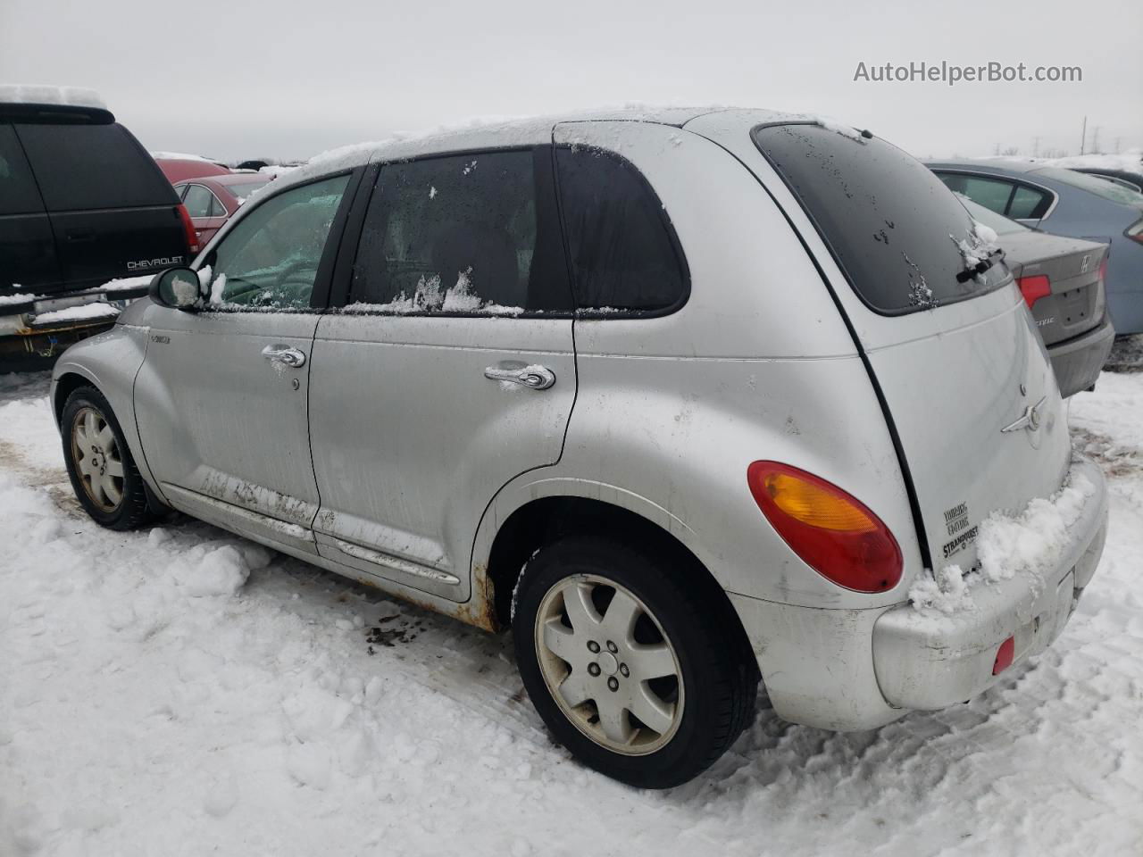 2004 Chrysler Pt Cruiser Touring Silver vin: 3C4FY58B14T334360