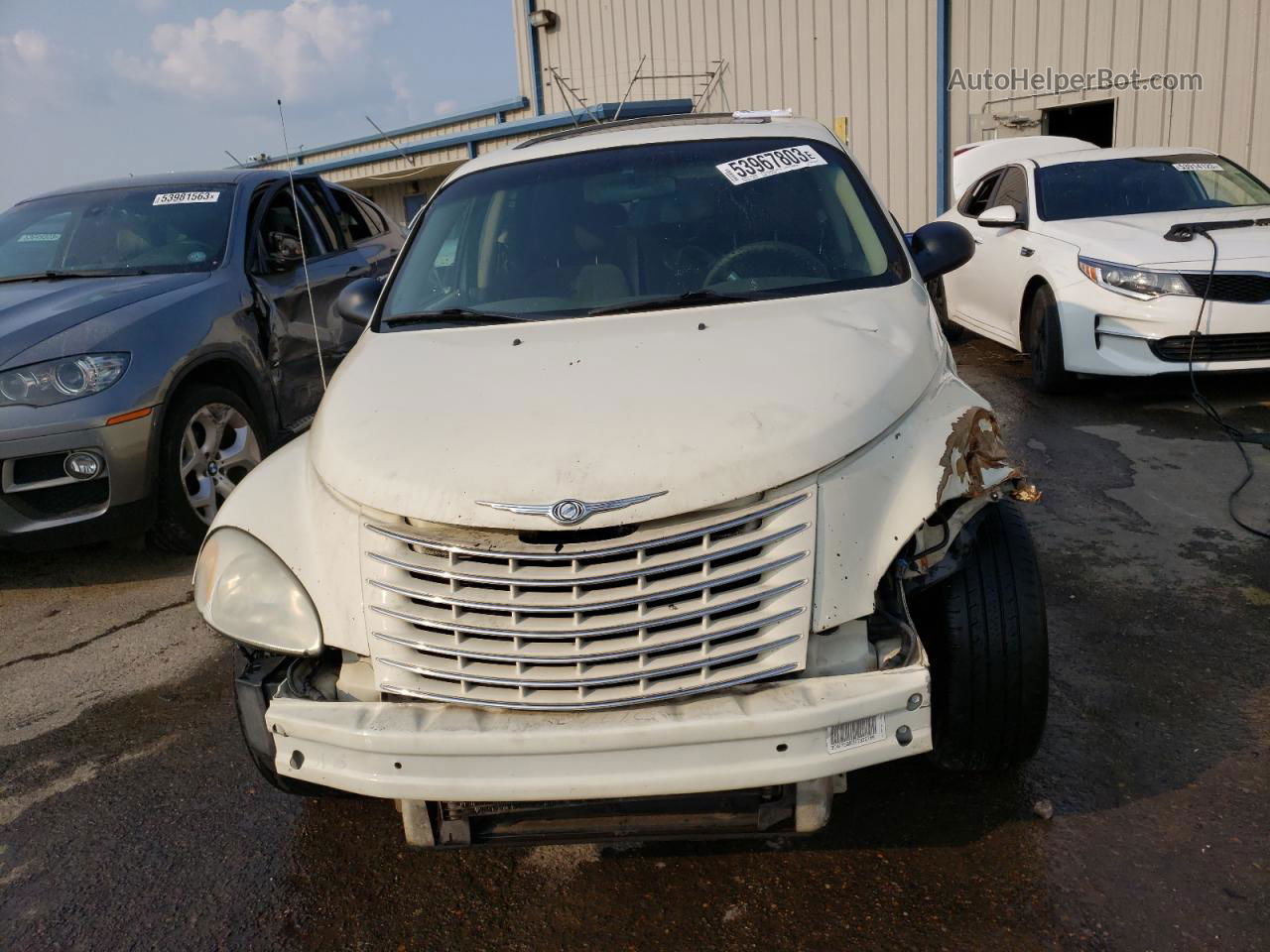 2004 Chrysler Pt Cruiser Touring White vin: 3C4FY58B24T332780