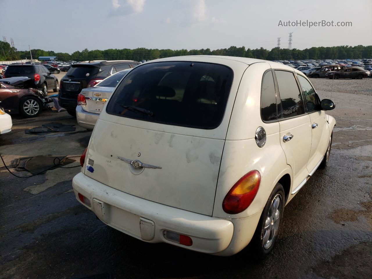 2004 Chrysler Pt Cruiser Touring Белый vin: 3C4FY58B24T332780