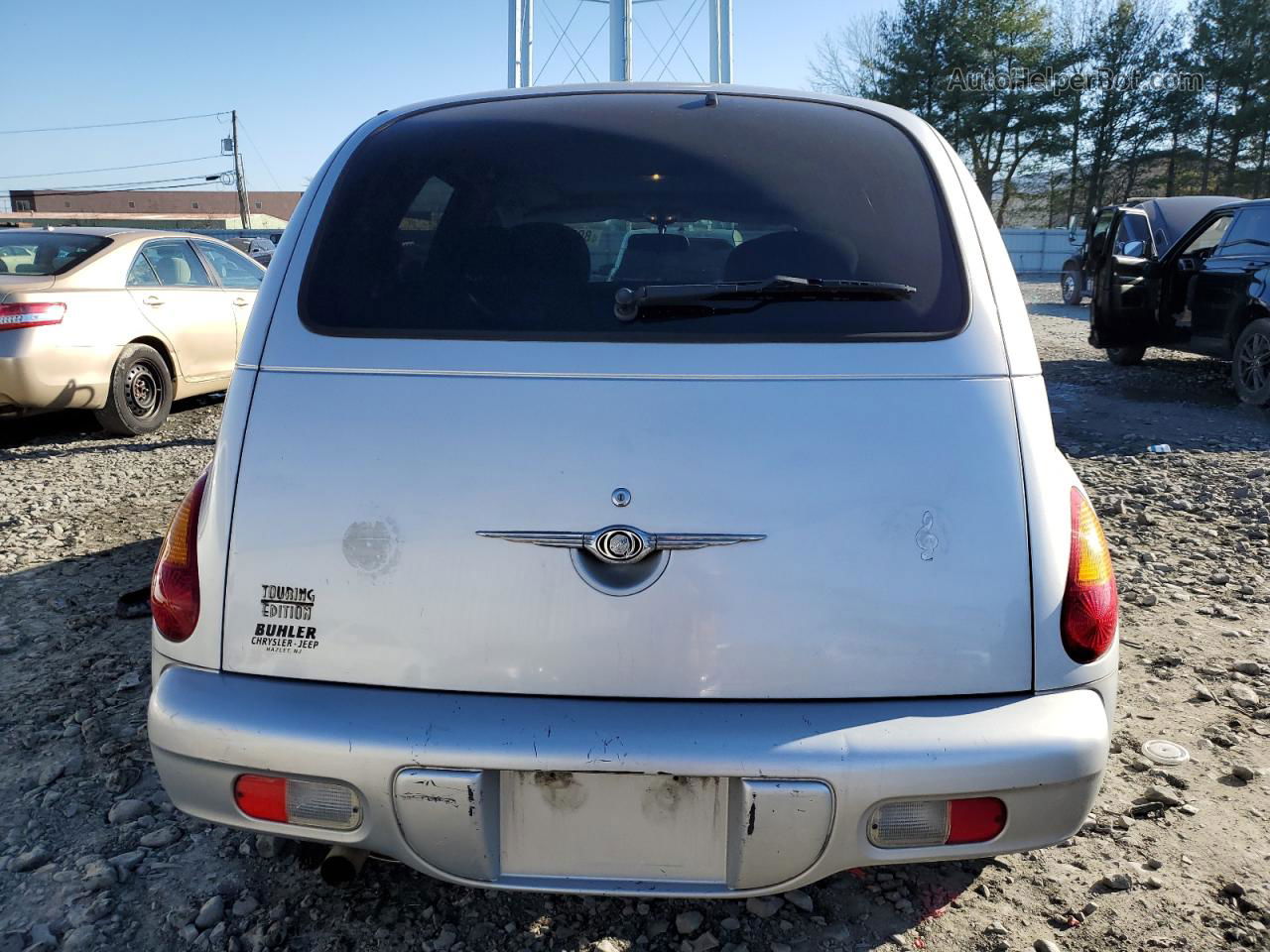 2004 Chrysler Pt Cruiser Touring Silver vin: 3C4FY58B34T234390