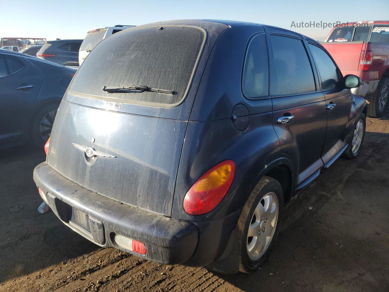 2004 Chrysler Pt Cruiser Touring Blue vin: 3C4FY58B34T241162