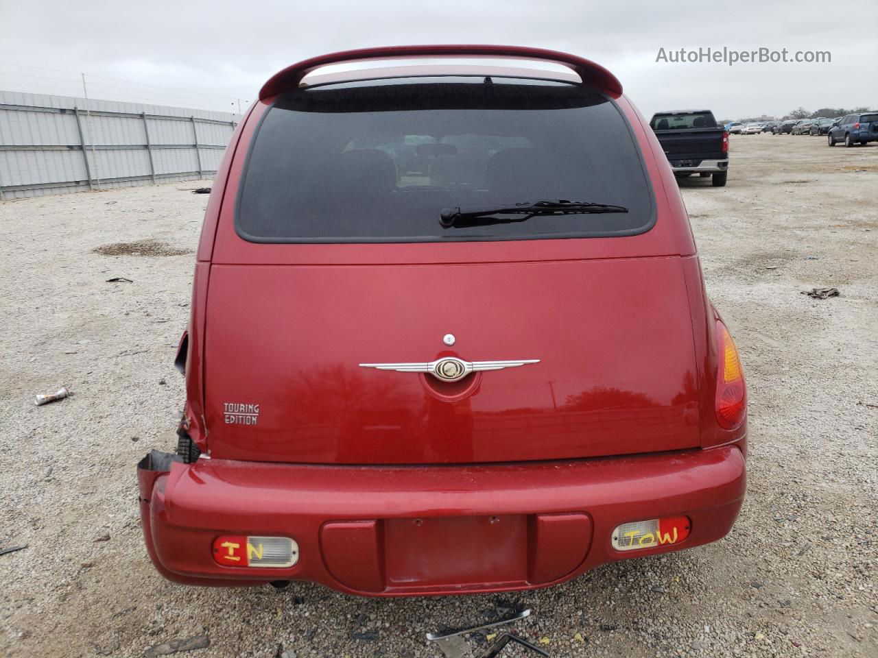 2004 Chrysler Pt Cruiser Touring Red vin: 3C4FY58B34T246099