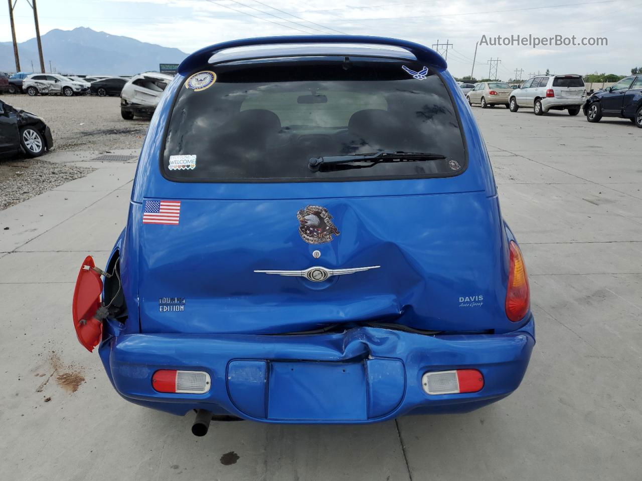 2004 Chrysler Pt Cruiser Touring Blue vin: 3C4FY58B34T332674