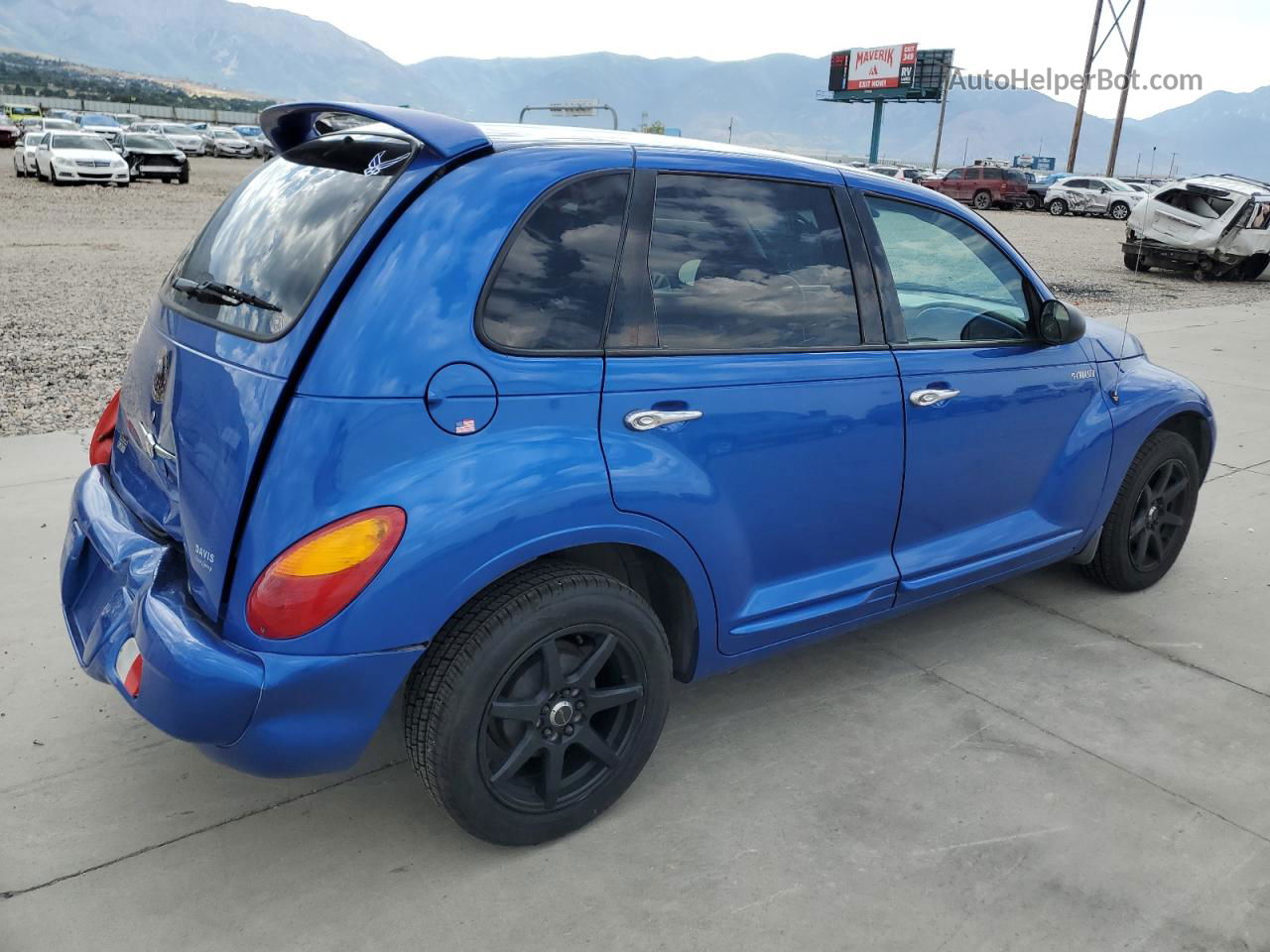 2004 Chrysler Pt Cruiser Touring Blue vin: 3C4FY58B34T332674