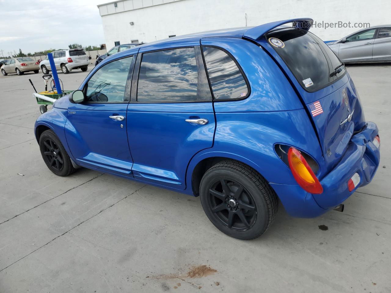 2004 Chrysler Pt Cruiser Touring Blue vin: 3C4FY58B34T332674