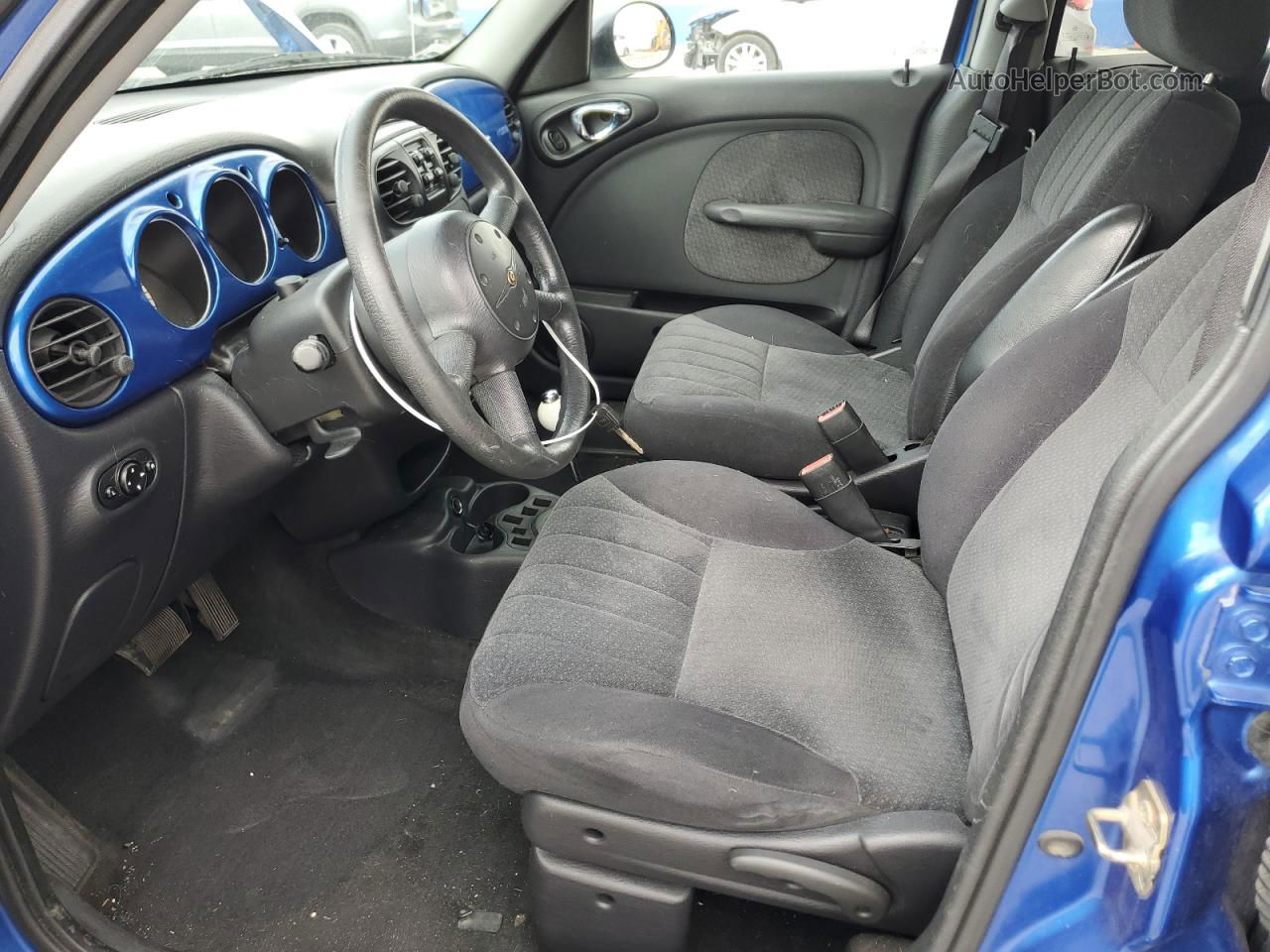 2004 Chrysler Pt Cruiser Touring Blue vin: 3C4FY58B34T332674