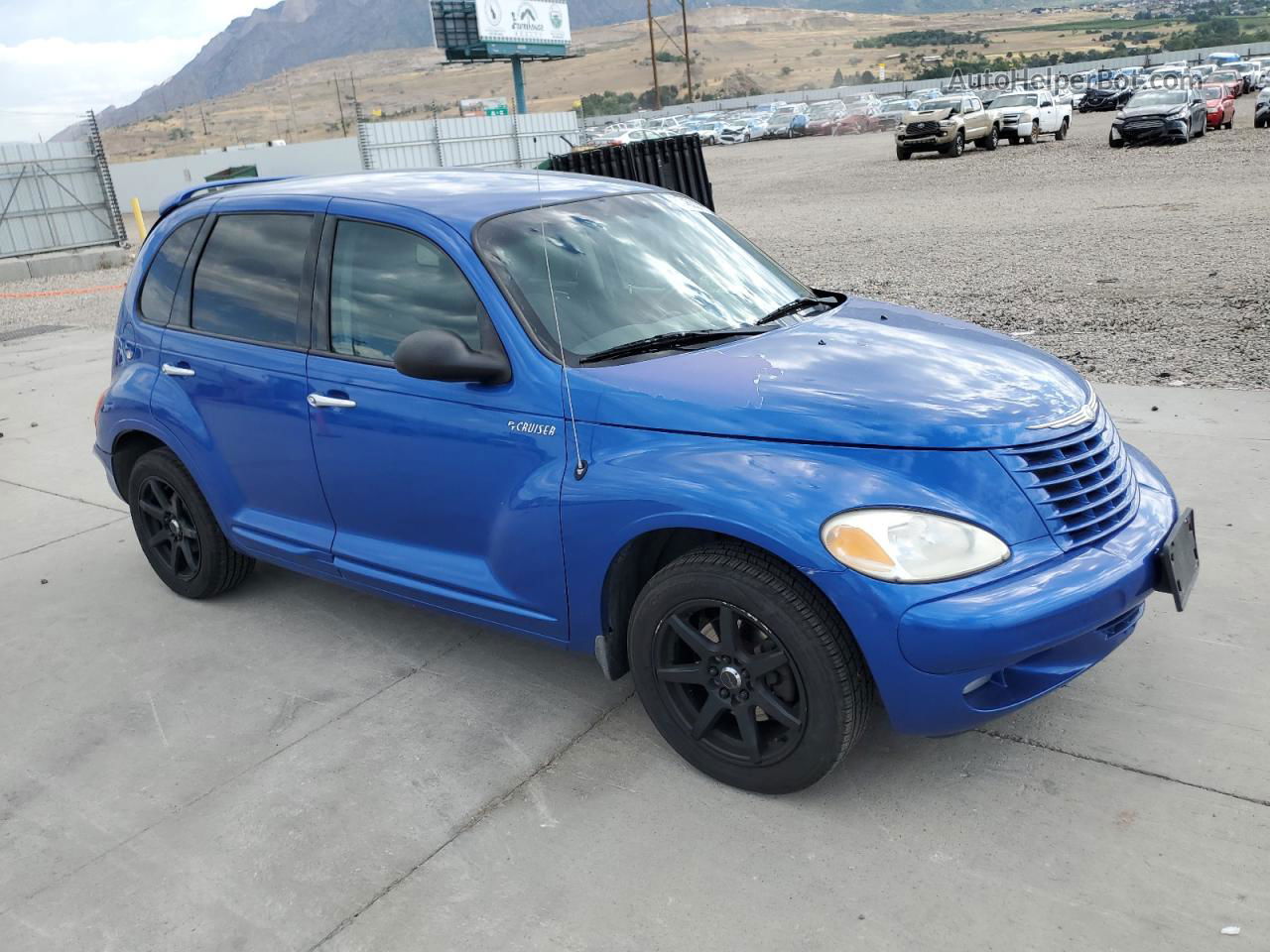 2004 Chrysler Pt Cruiser Touring Blue vin: 3C4FY58B34T332674