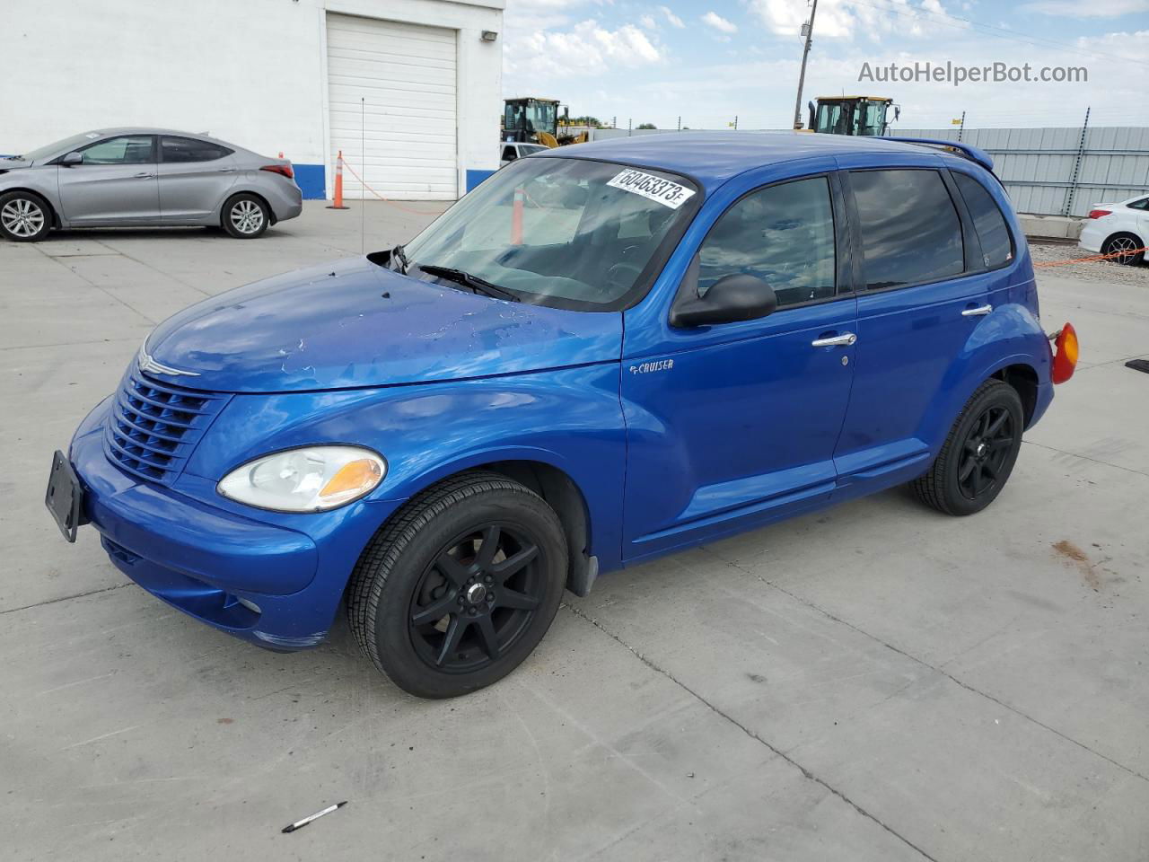 2004 Chrysler Pt Cruiser Touring Blue vin: 3C4FY58B34T332674