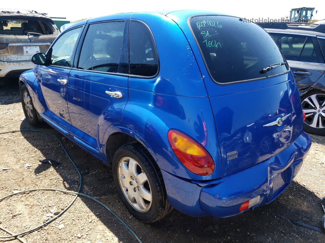 2004 Chrysler Pt Cruiser Touring Blue vin: 3C4FY58B54T254222