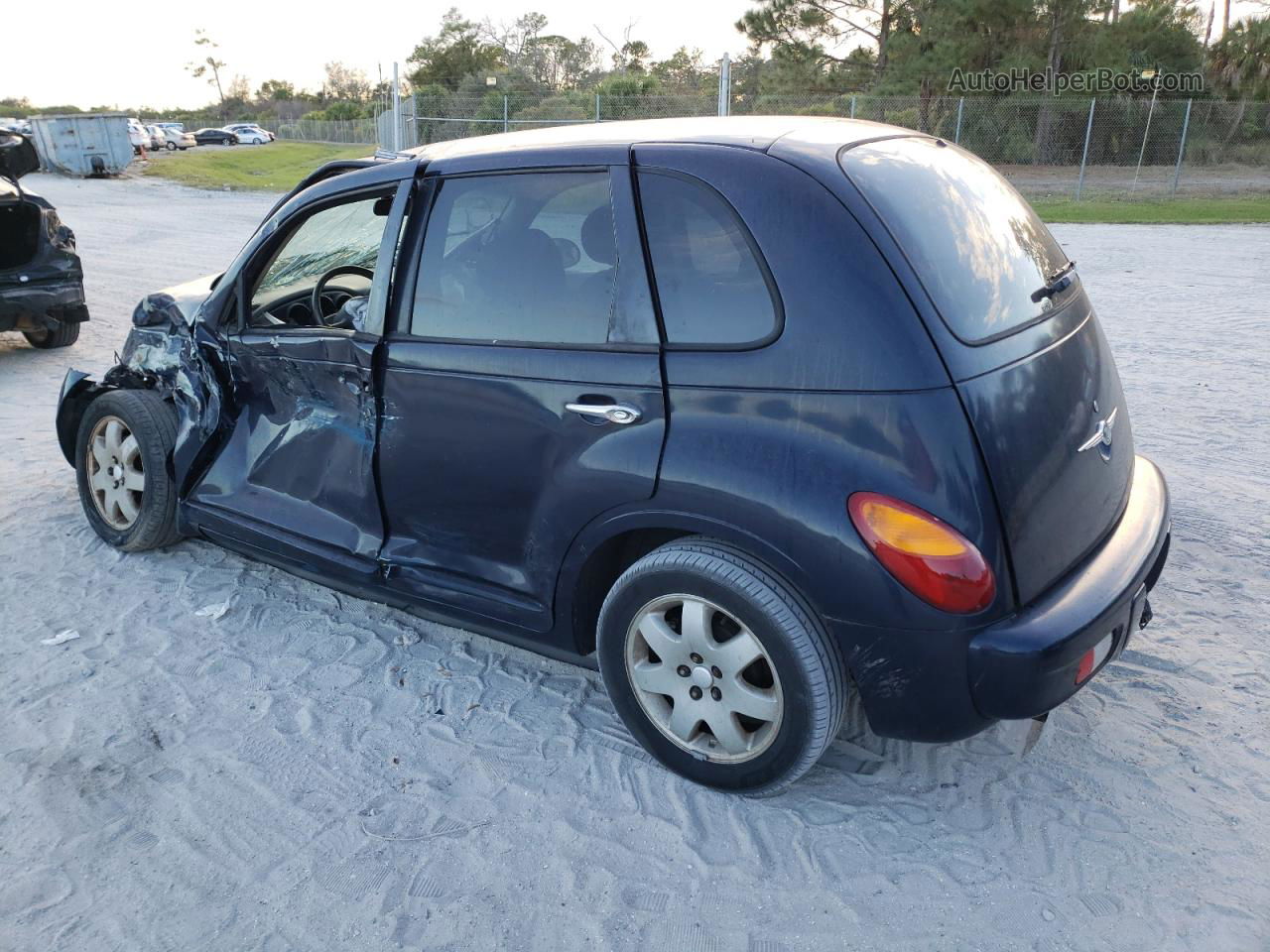 2004 Chrysler Pt Cruiser Touring Blue vin: 3C4FY58B54T330490