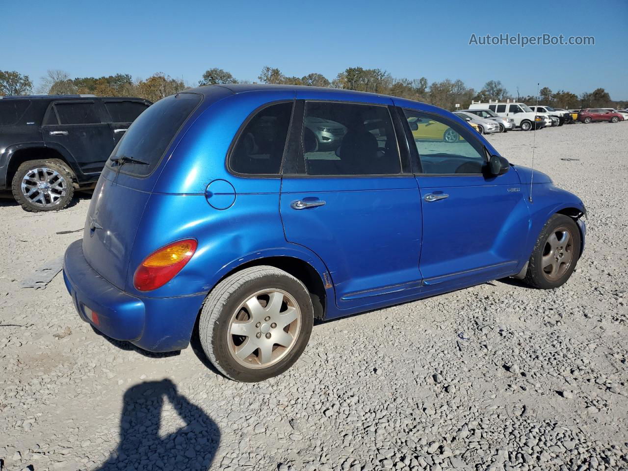 2004 Chrysler Pt Cruiser Touring Blue vin: 3C4FY58B84T262055