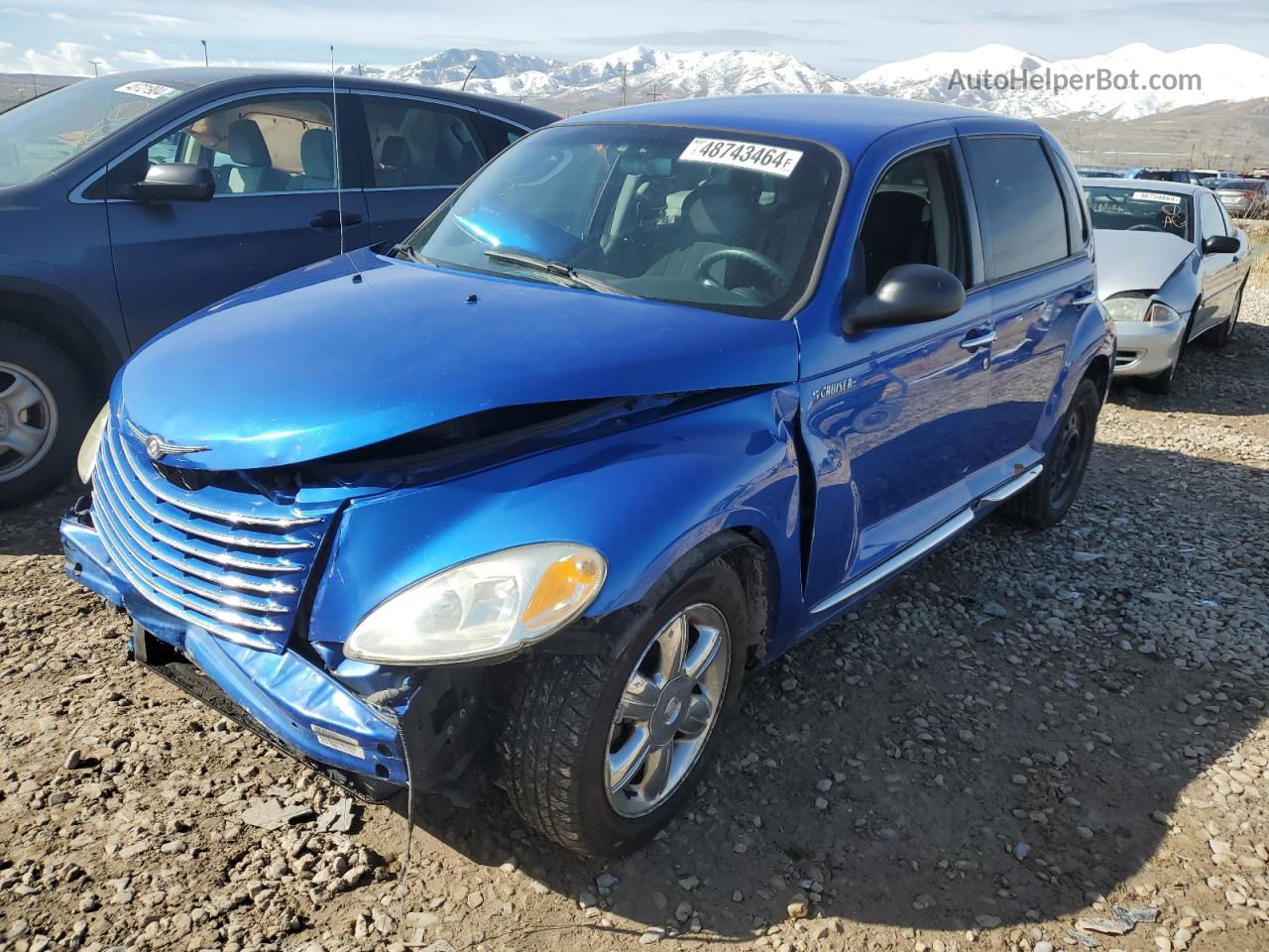 2004 Chrysler Pt Cruiser Touring Blue vin: 3C4FY58B94T314955