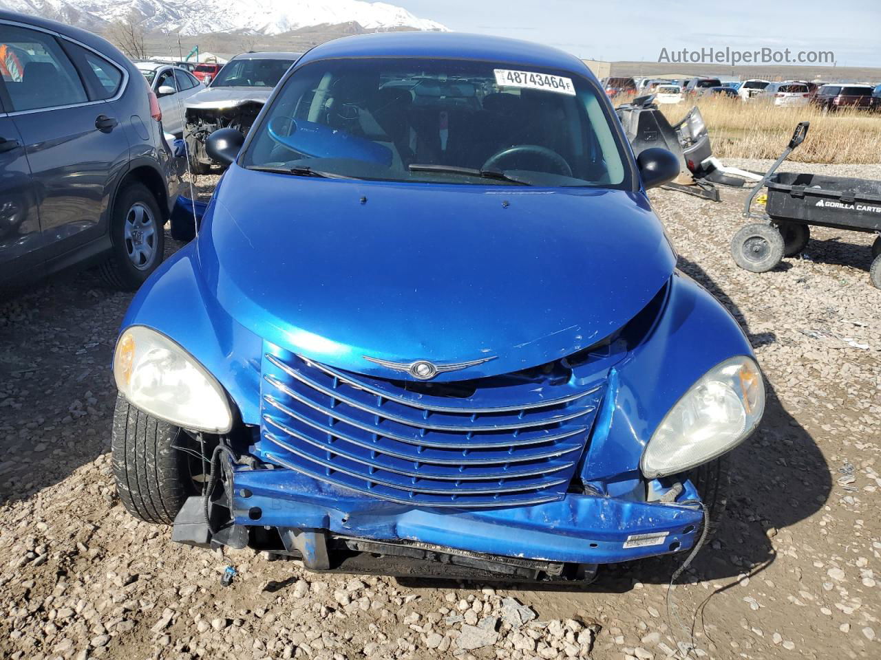 2004 Chrysler Pt Cruiser Touring Blue vin: 3C4FY58B94T314955