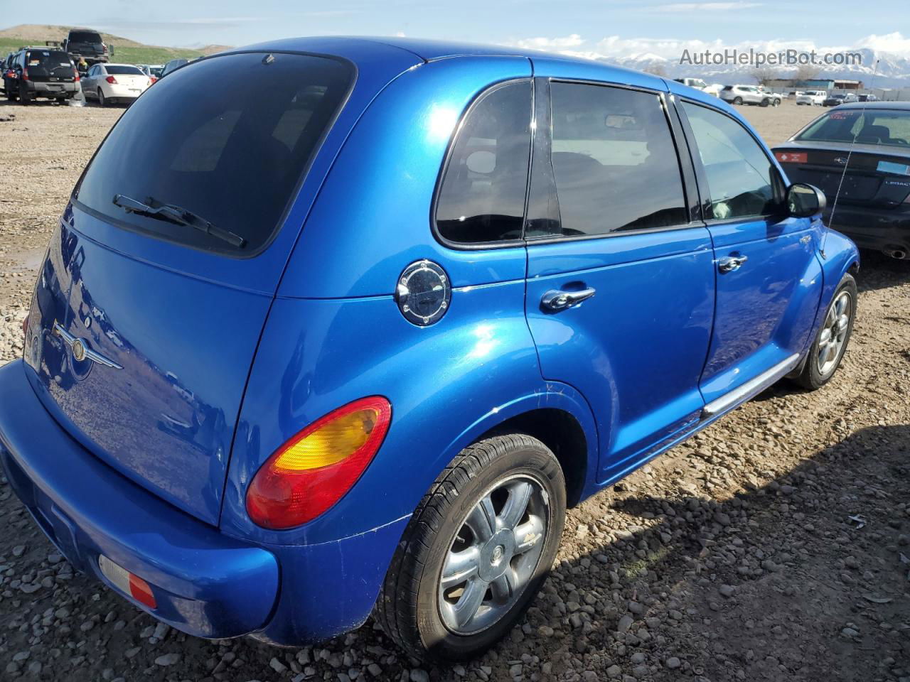 2004 Chrysler Pt Cruiser Touring Blue vin: 3C4FY58B94T314955