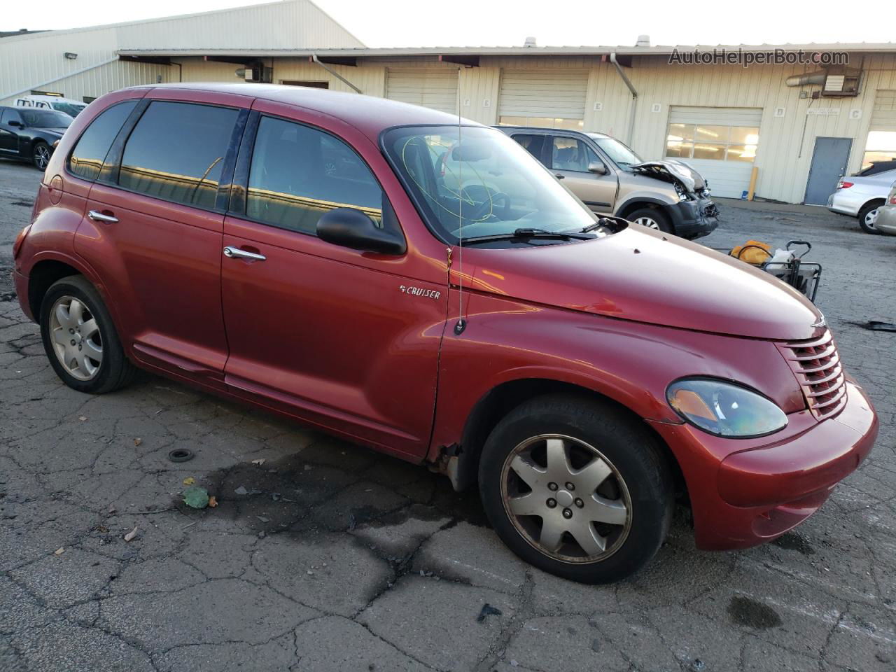 2004 Chrysler Pt Cruiser Touring Red vin: 3C4FY58BX4T241093