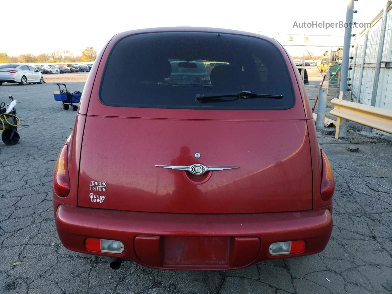 2004 Chrysler Pt Cruiser Touring Red vin: 3C4FY58BX4T241093