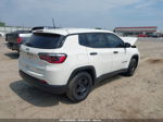 2018 Jeep Compass Sport Fwd White vin: 3C4NJCAB2JT122075