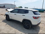 2018 Jeep Compass Sport Fwd White vin: 3C4NJCAB2JT122075