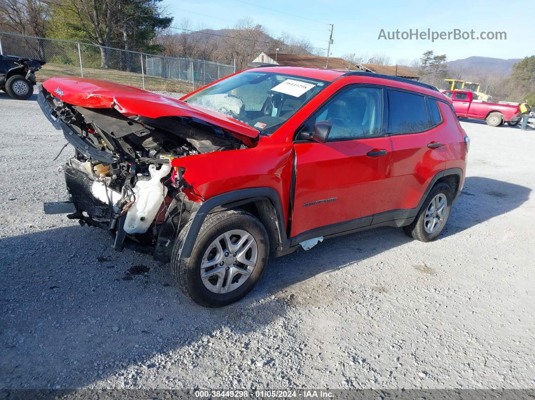 2018 Jeep Compass Sport Fwd Orange vin: 3C4NJCAB2JT214920