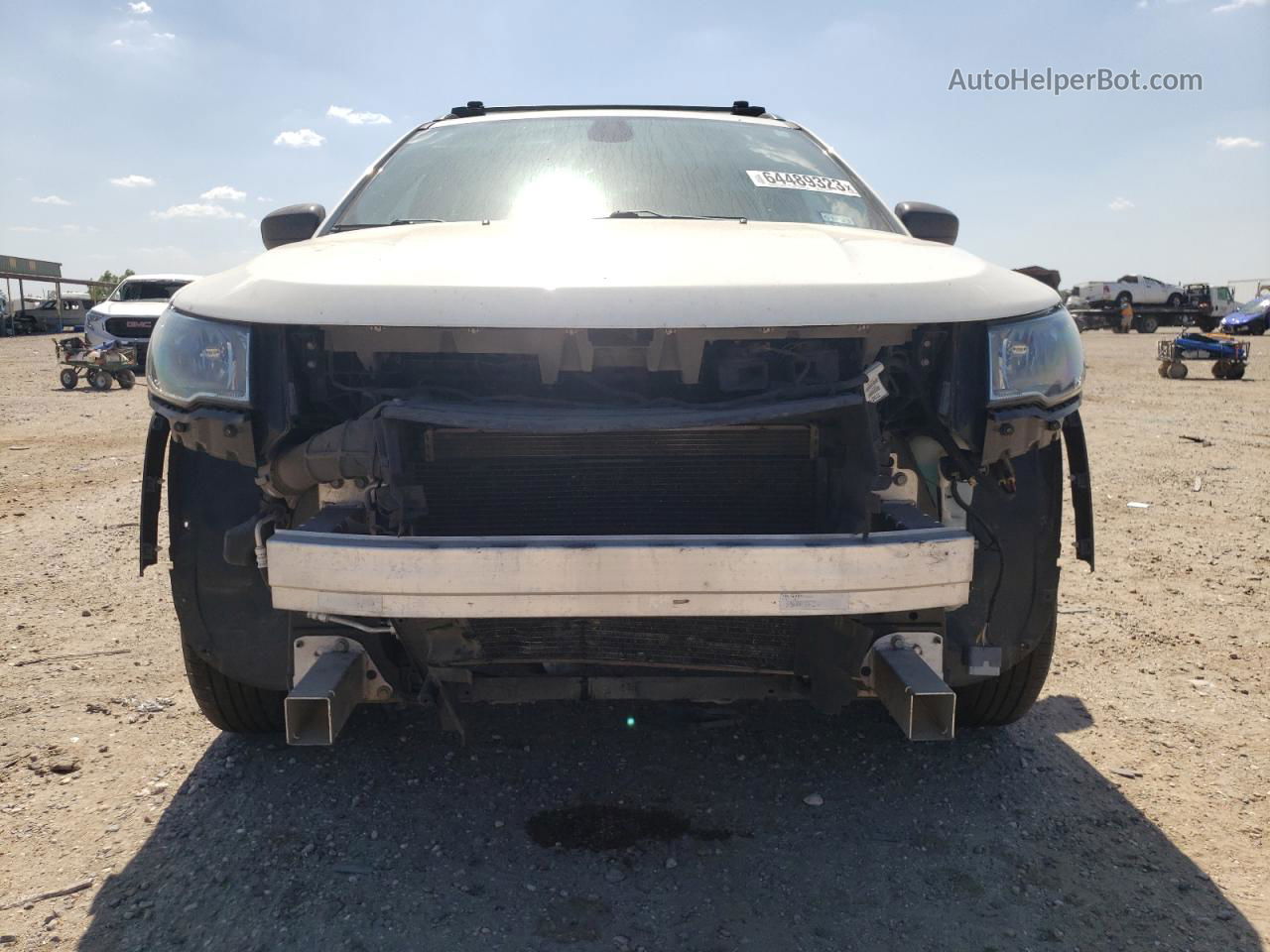 2018 Jeep Compass Sport White vin: 3C4NJCAB6JT254966