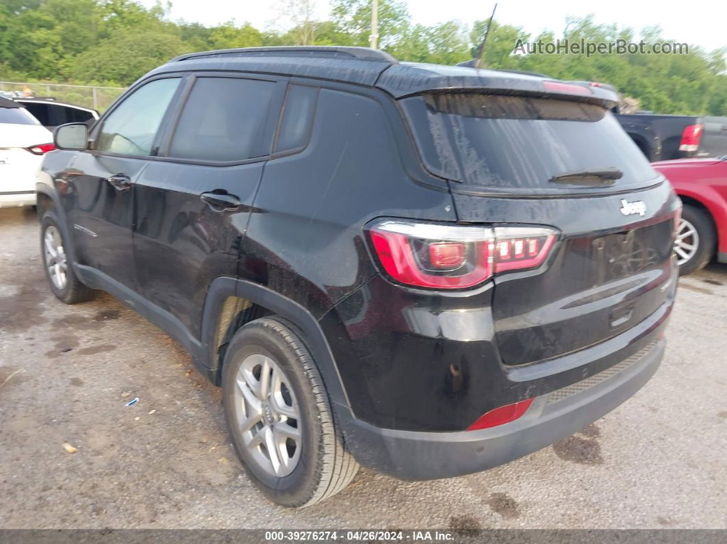 2018 Jeep Compass Sport Fwd Black vin: 3C4NJCAB9JT368802