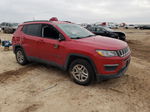 2018 Jeep Compass Sport Red vin: 3C4NJCABXJT286738