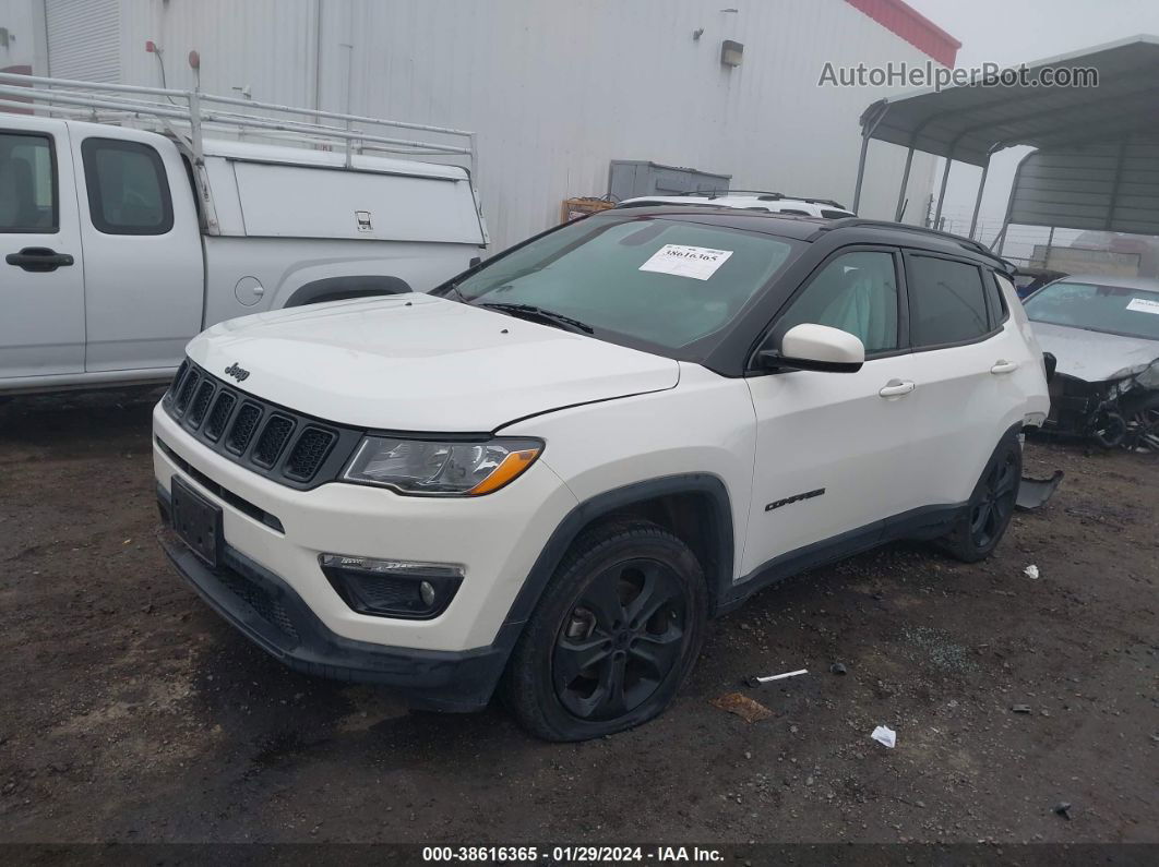 2018 Jeep Compass Altitude Fwd White vin: 3C4NJCBB1JT503138