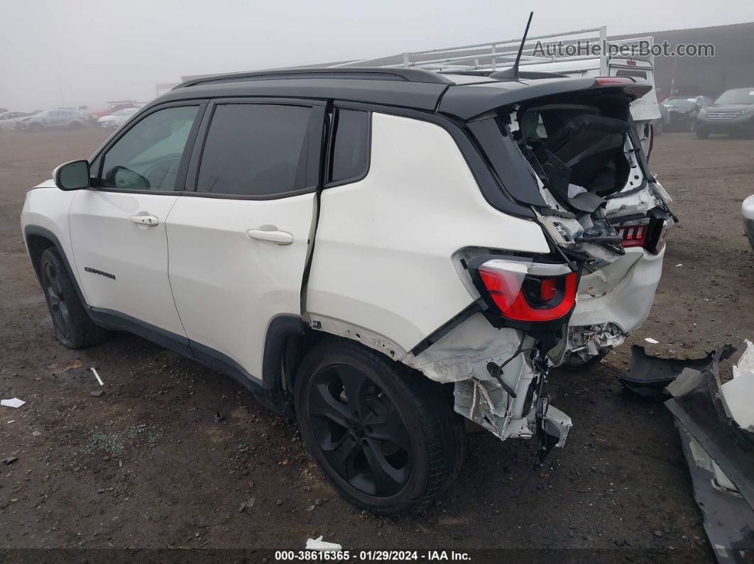 2018 Jeep Compass Altitude Fwd White vin: 3C4NJCBB1JT503138