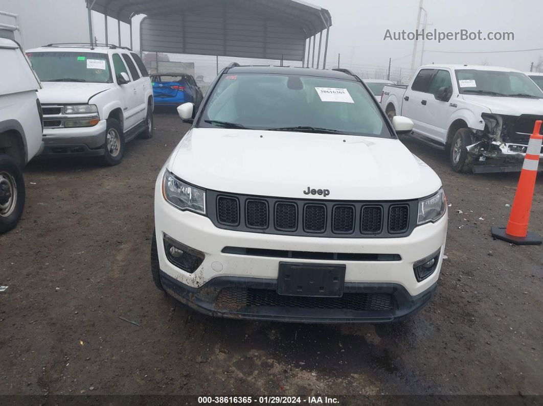 2018 Jeep Compass Altitude Fwd White vin: 3C4NJCBB1JT503138