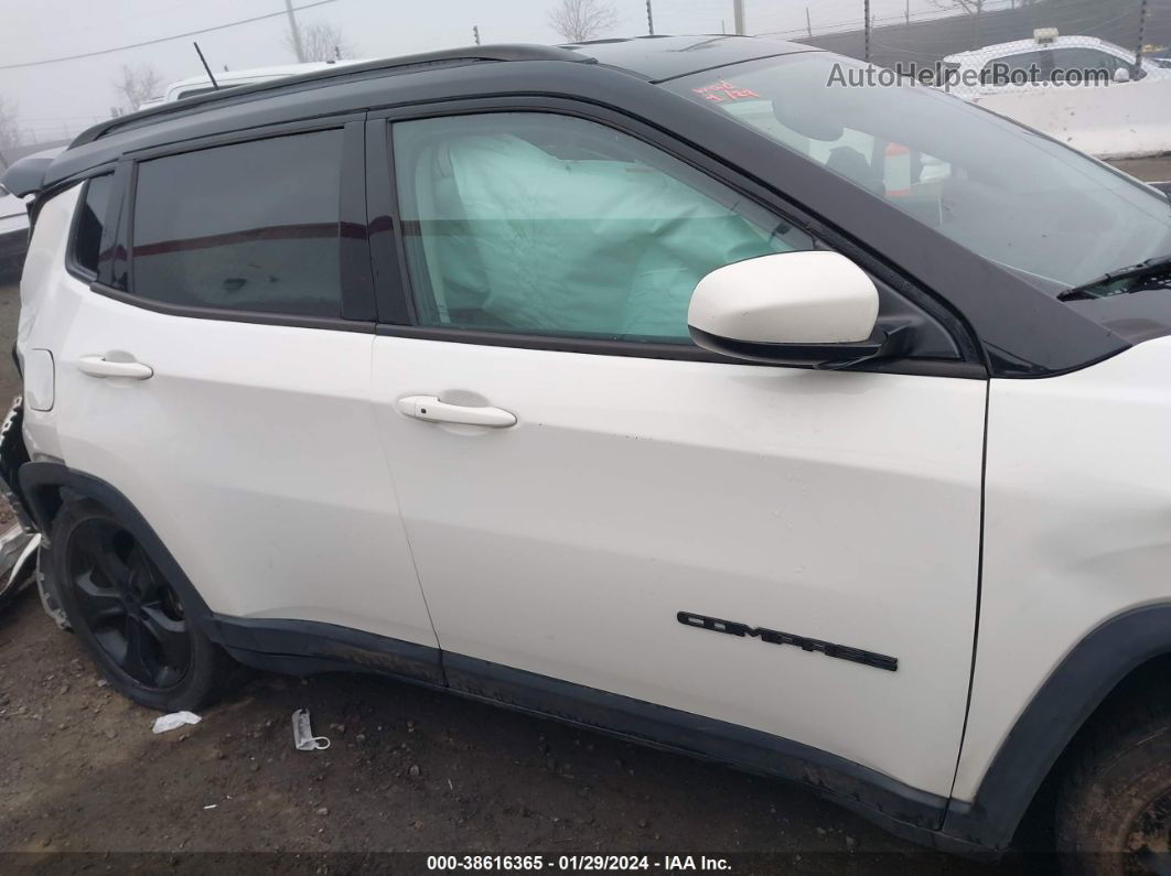 2018 Jeep Compass Altitude Fwd White vin: 3C4NJCBB1JT503138