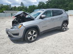 2018 Jeep Compass Latitude Silver vin: 3C4NJCBB3JT105946