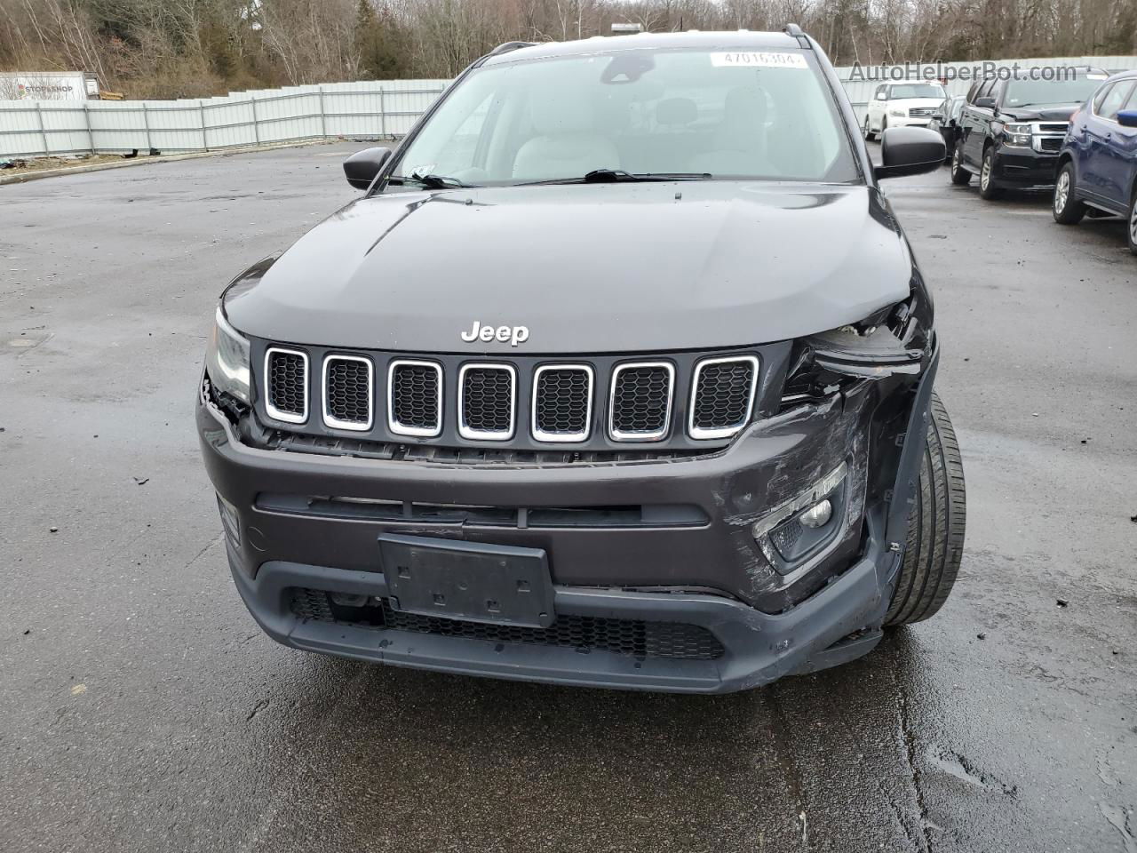 2018 Jeep Compass Latitude Серый vin: 3C4NJCBB3JT263137