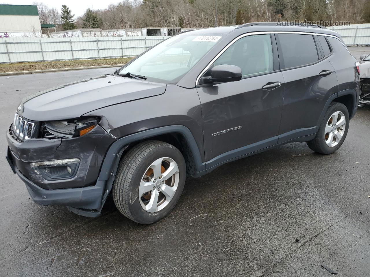 2018 Jeep Compass Latitude Серый vin: 3C4NJCBB3JT263137