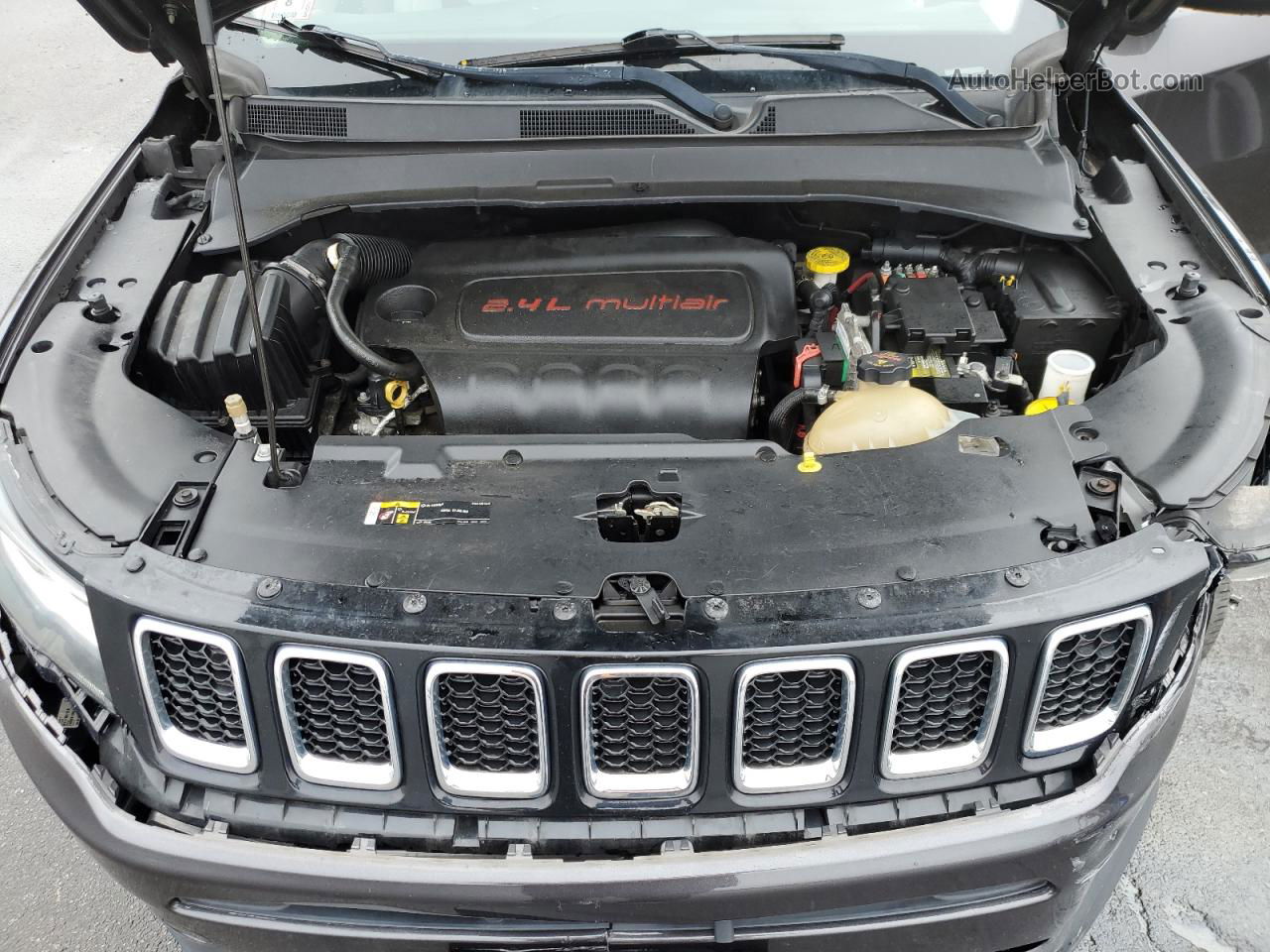 2018 Jeep Compass Latitude Серый vin: 3C4NJCBB3JT263137