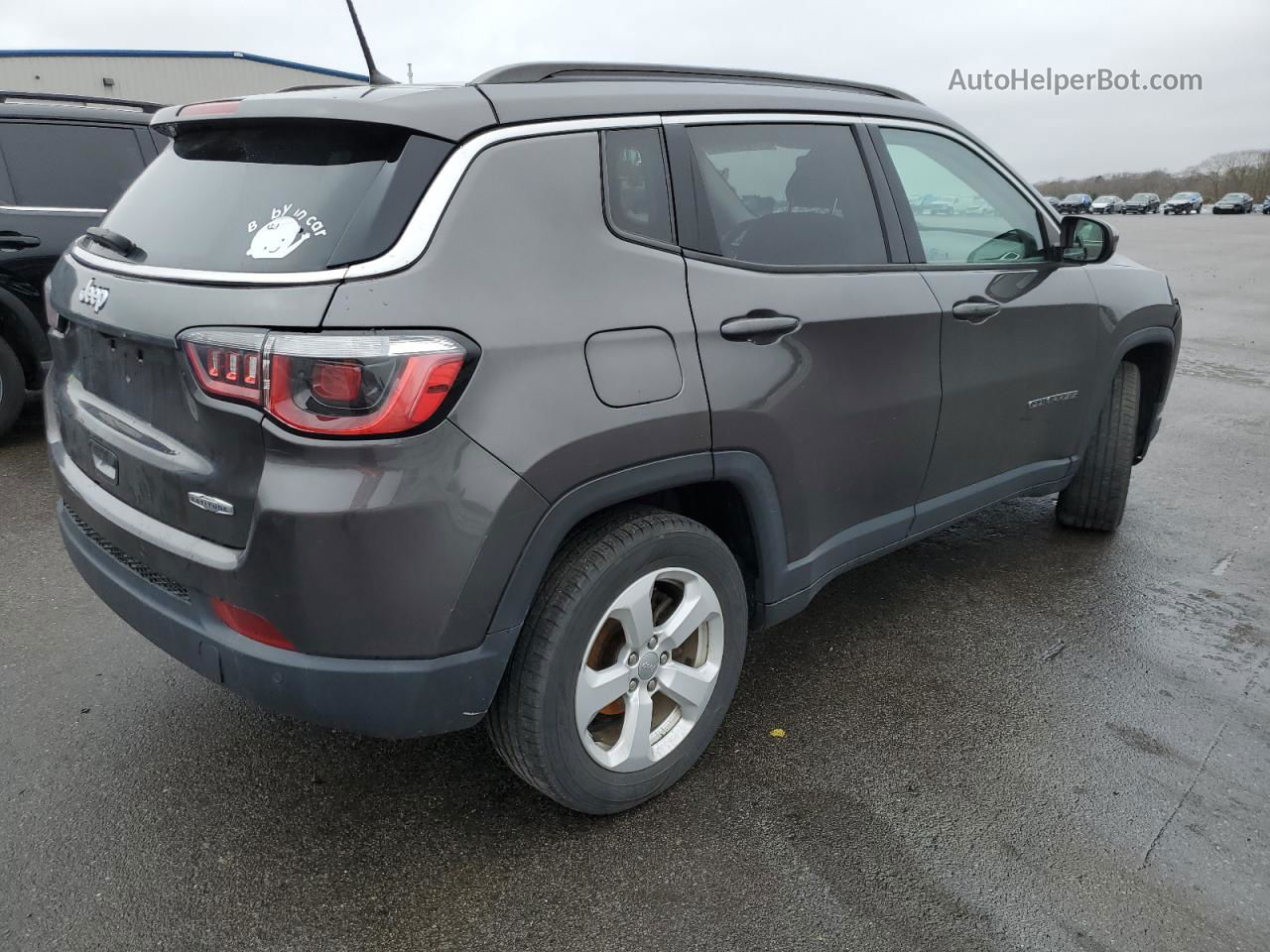 2018 Jeep Compass Latitude Серый vin: 3C4NJCBB3JT263137