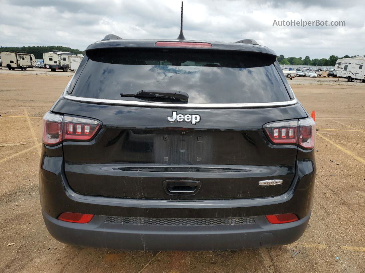 2018 Jeep Compass Latitude Black vin: 3C4NJCBB3JT488920