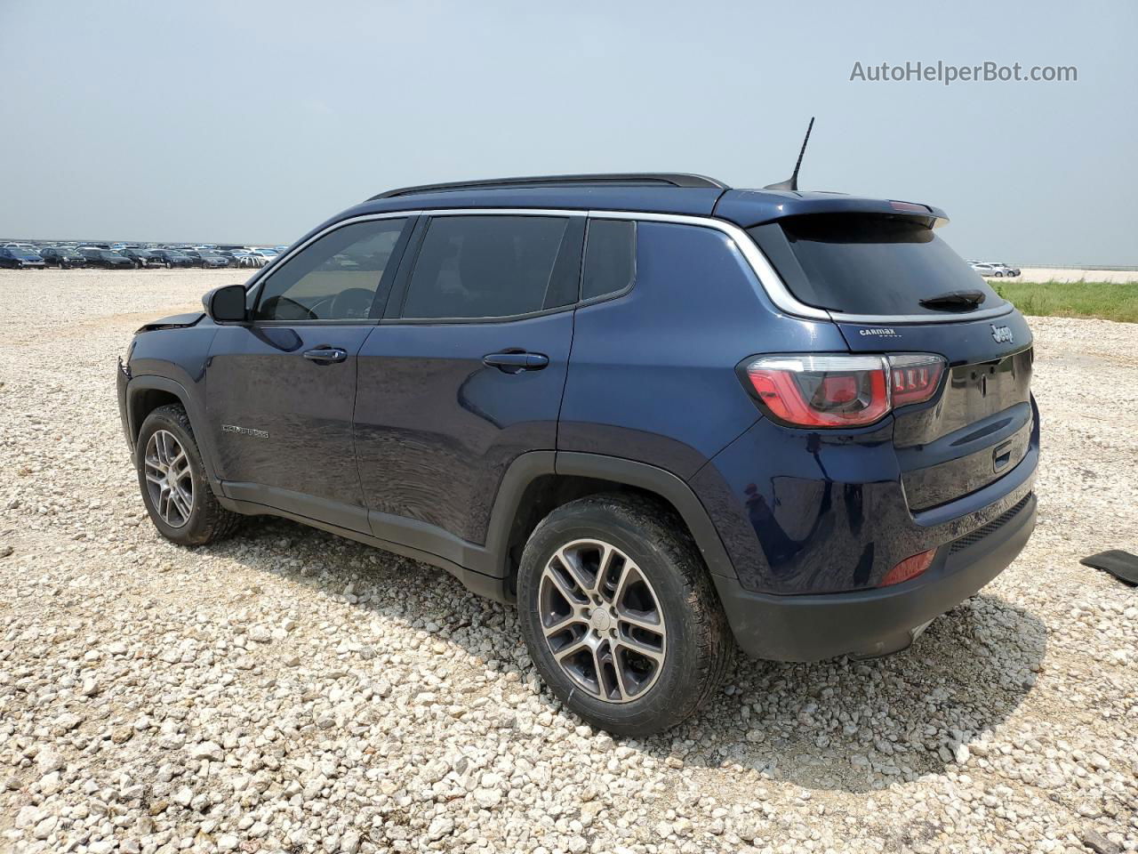 2018 Jeep Compass Latitude Blue vin: 3C4NJCBB4JT420450