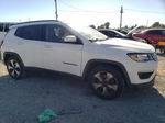 2018 Jeep Compass Latitude White vin: 3C4NJCBB4JT425471