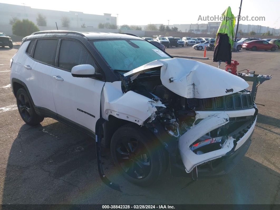 2018 Jeep Compass Altitude Fwd White vin: 3C4NJCBB5JT471262