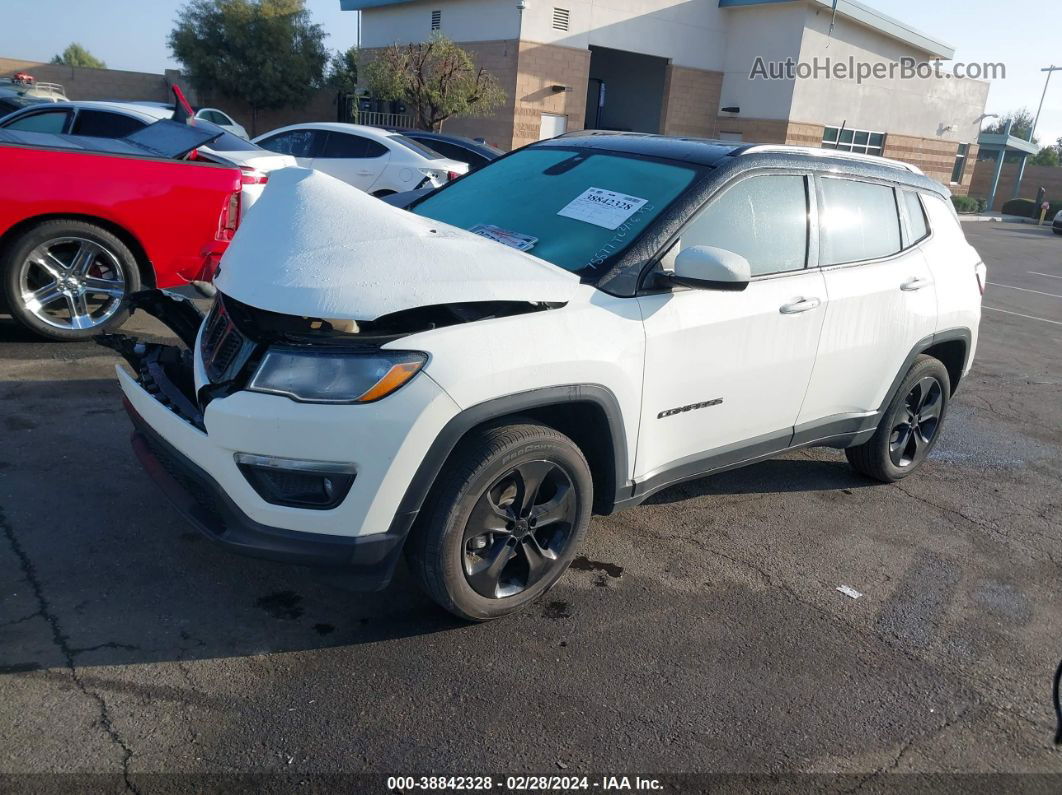 2018 Jeep Compass Altitude Fwd White vin: 3C4NJCBB5JT471262