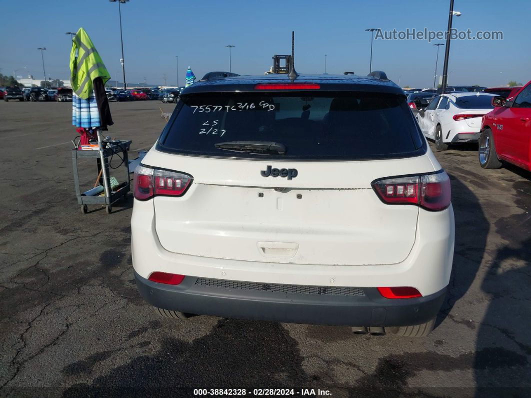 2018 Jeep Compass Altitude Fwd White vin: 3C4NJCBB5JT471262