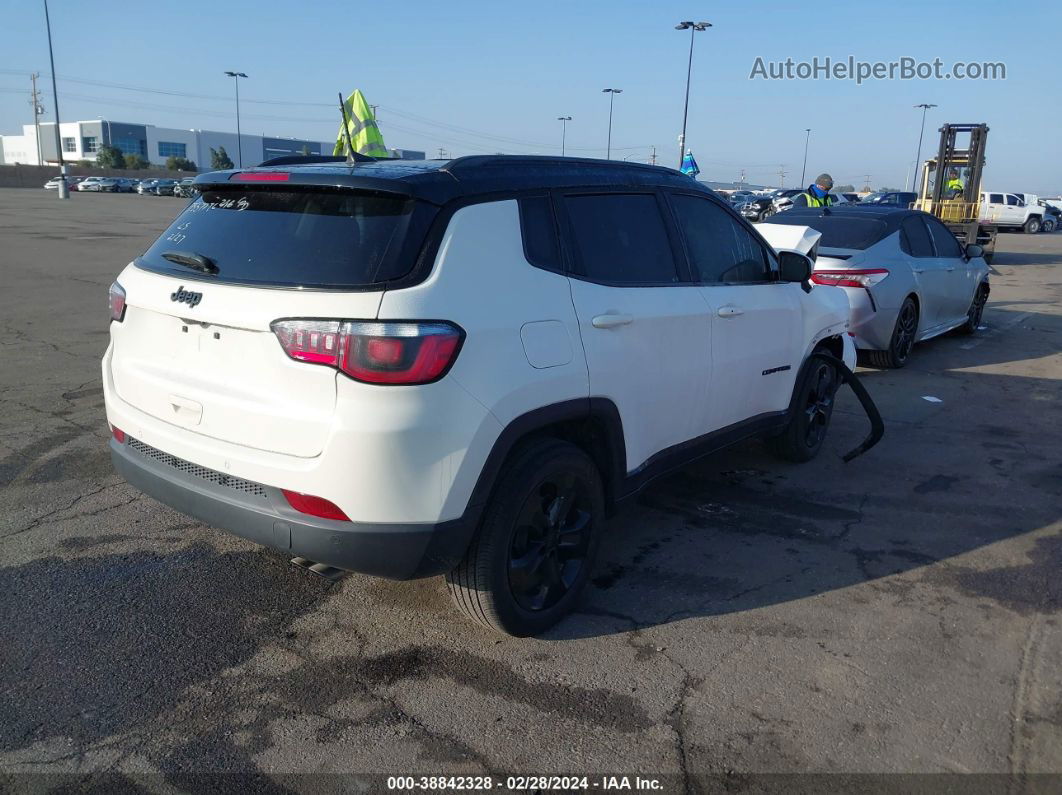 2018 Jeep Compass Altitude Fwd White vin: 3C4NJCBB5JT471262