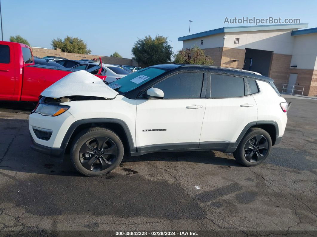 2018 Jeep Compass Altitude Fwd White vin: 3C4NJCBB5JT471262