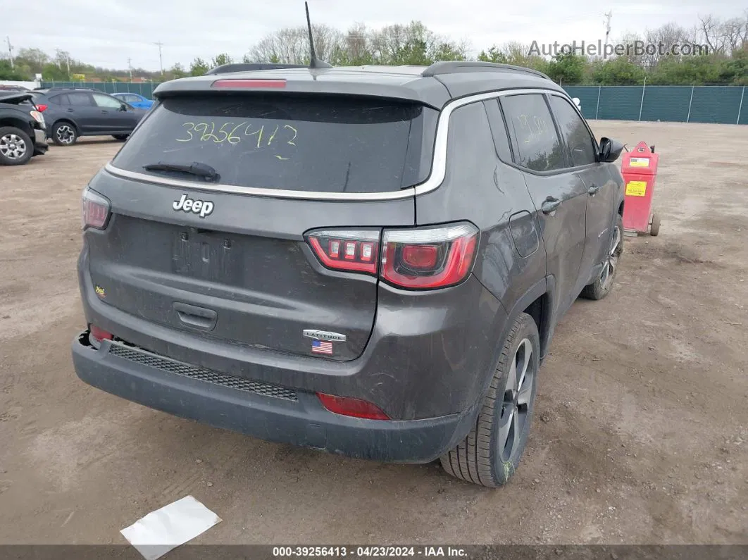 2018 Jeep Compass Latitude Fwd Gray vin: 3C4NJCBB6JT102474