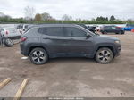 2018 Jeep Compass Latitude Fwd Gray vin: 3C4NJCBB6JT102474