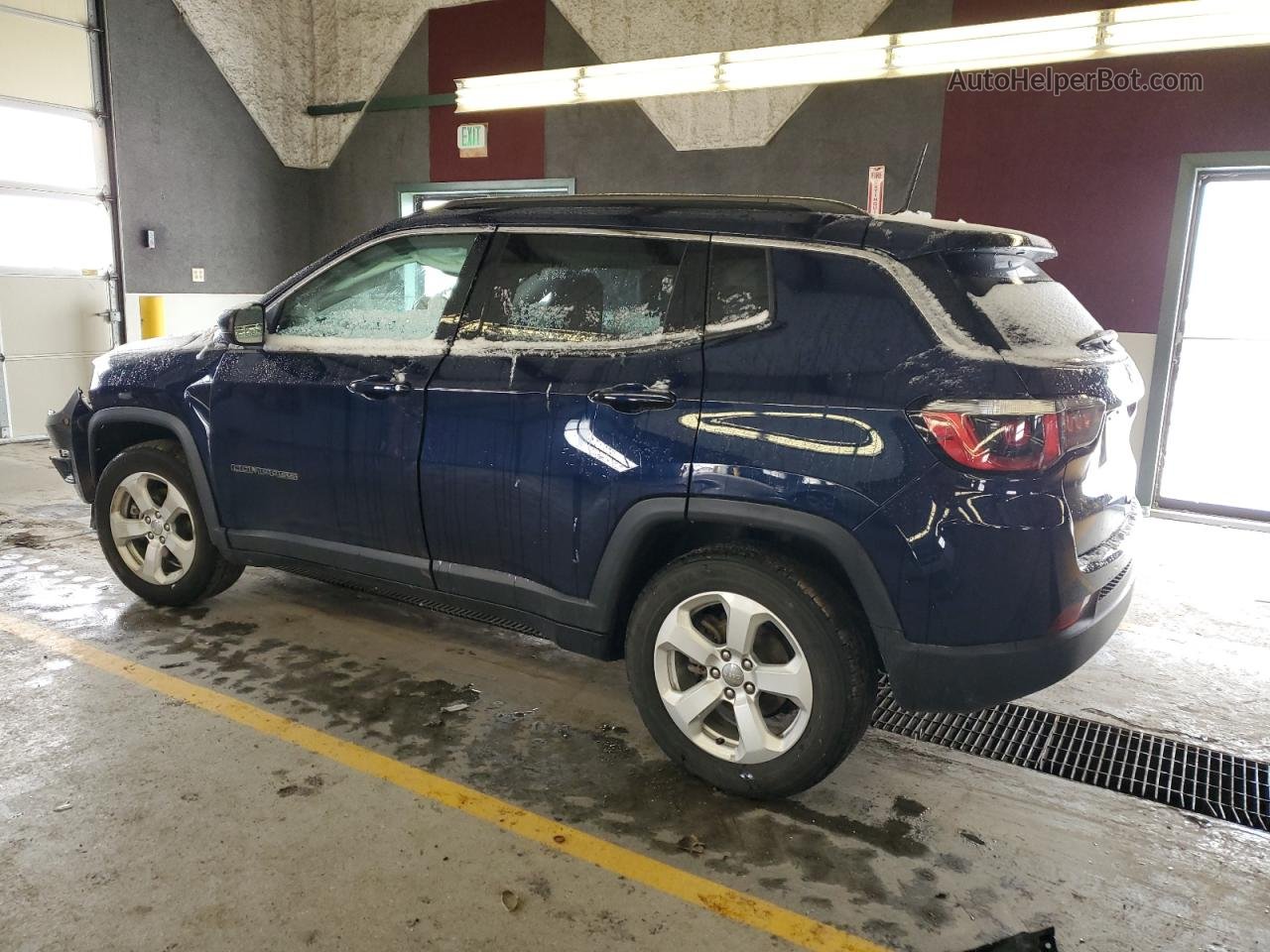 2018 Jeep Compass Latitude Blue vin: 3C4NJCBB6JT468113